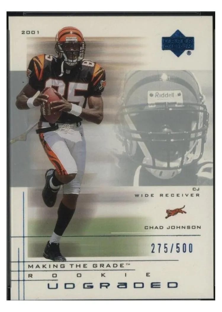 2001 Upper Deck Graded Chad Johnson #48 card
