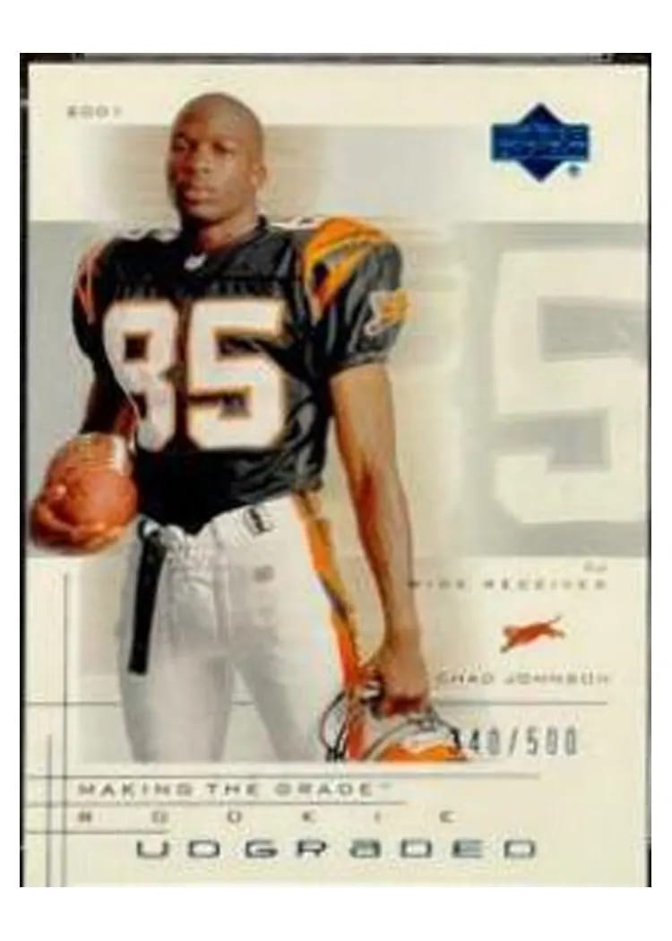 2001 Upper Deck Graded Chad Johnson #48 card