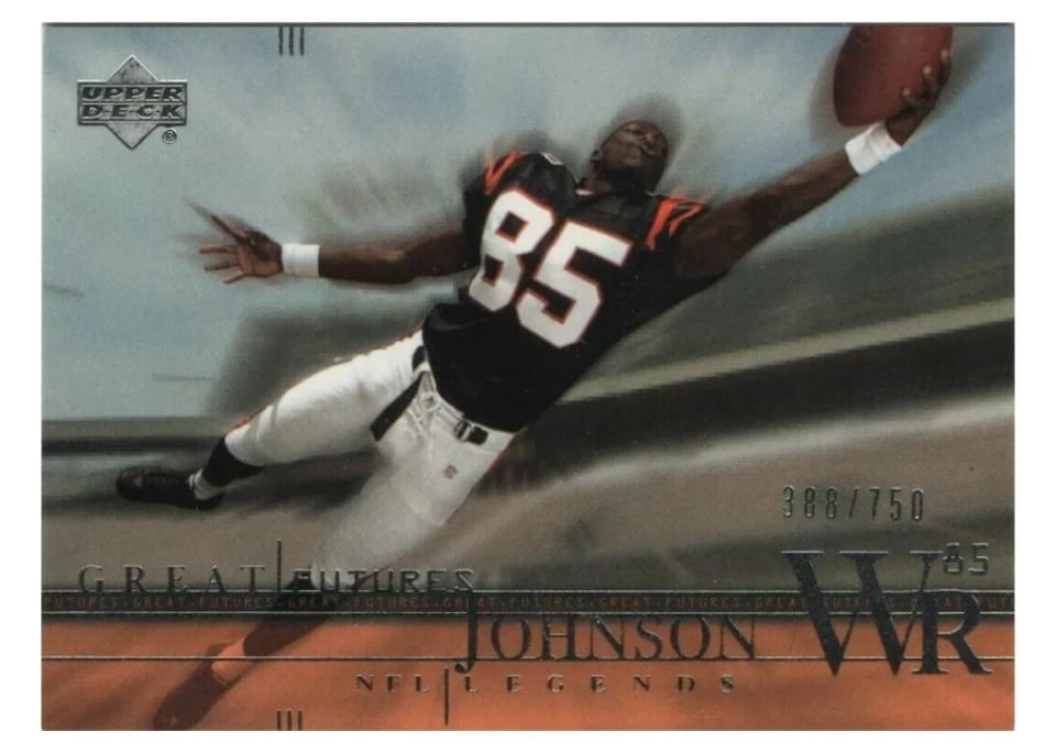 2001 Upper Deck Legends Chad Johnson #96 card