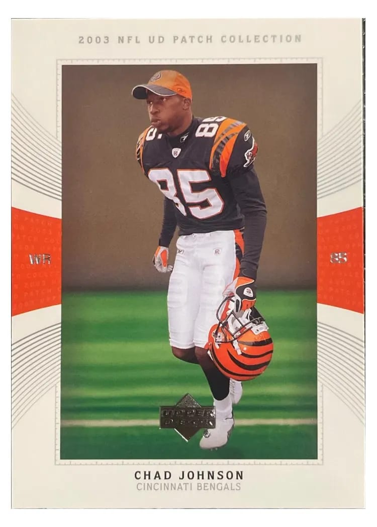 2003 Upper Deck Patch Collection Chad Johnson #85 card