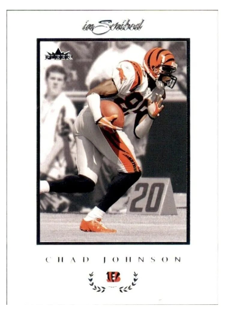 2004 Fleer Inscribed Chad Johnson #33 card