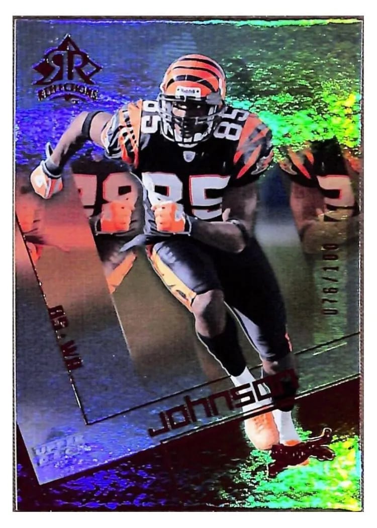 2004 Upper Deck Reflections Chad Johnson #21 card