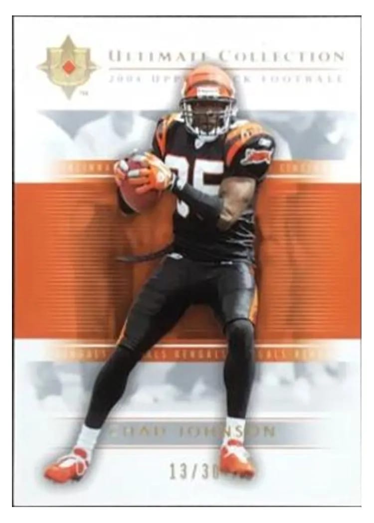2004 Upper Deck Ultimate Collection Chad Johnson #14 card