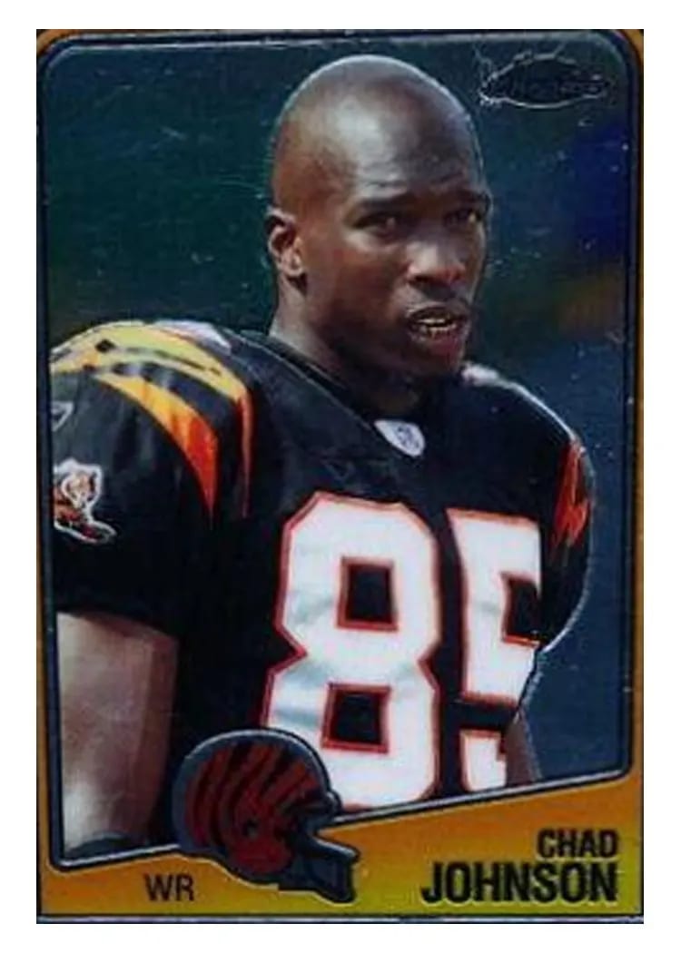 2005 Topps Chrome Throwbacks Chad Johnson #TB33 card