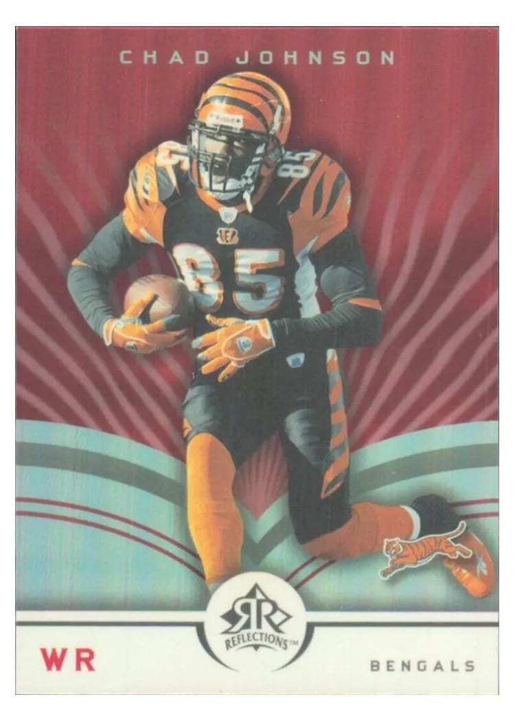 2005 Upper Deck Reflections Chad Johnson #23 card