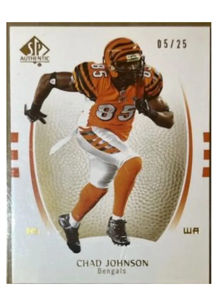 2007 SP Authentic Chad Johnson #18 card