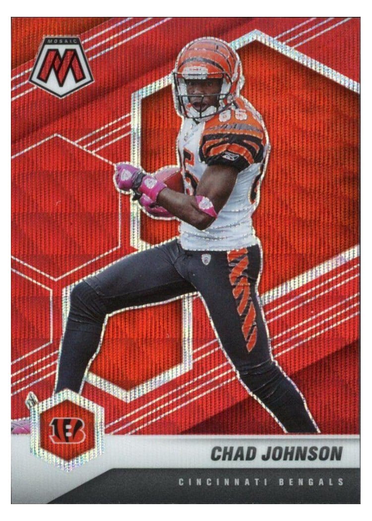 2021 Panini Mosaic Base Set Chad Johnson #48 card