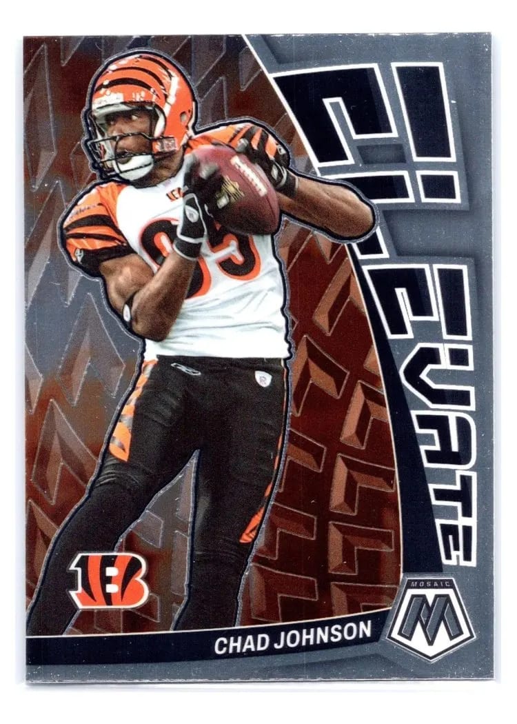 2023 Panini Mosaic Elevate Chad Johnson #E-CJ card