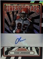 2024 Finest Finest Greats Autographs Chad Johnson #FG-CJ card
