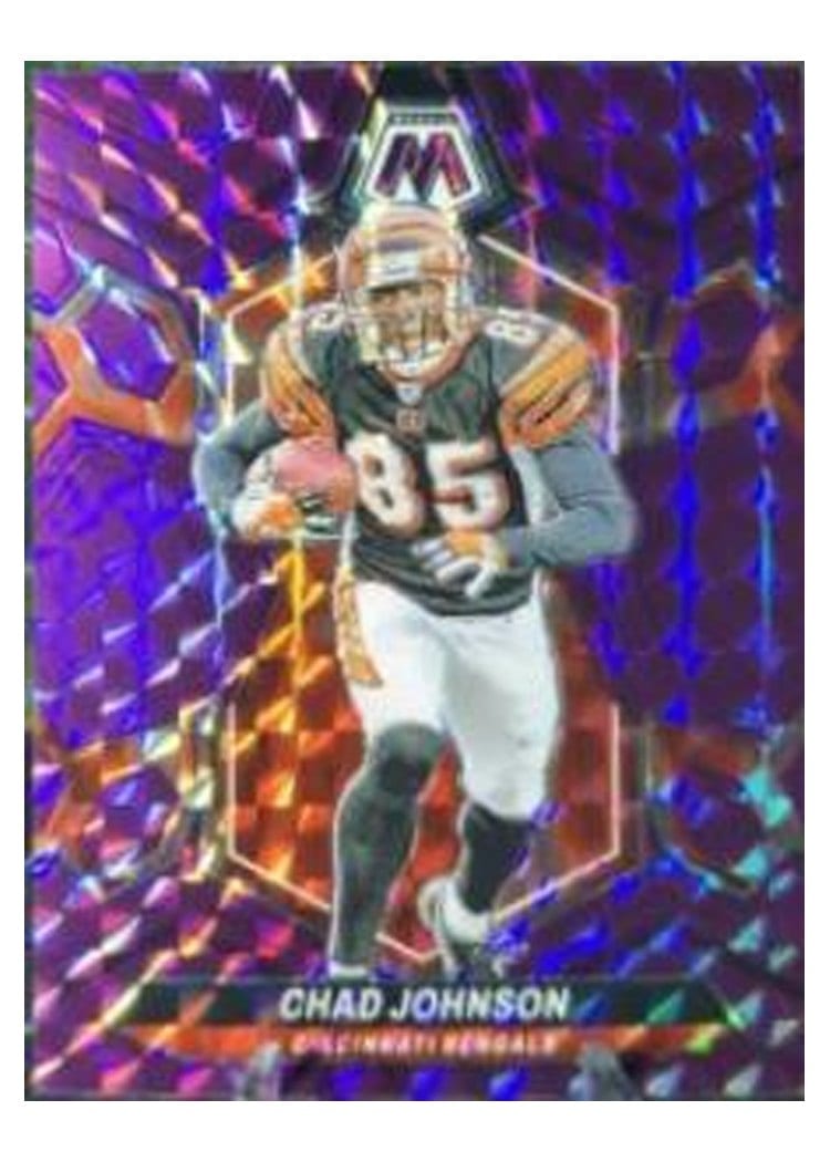 2024 Panini Mosaic Base Set Chad Johnson Purple #228 card