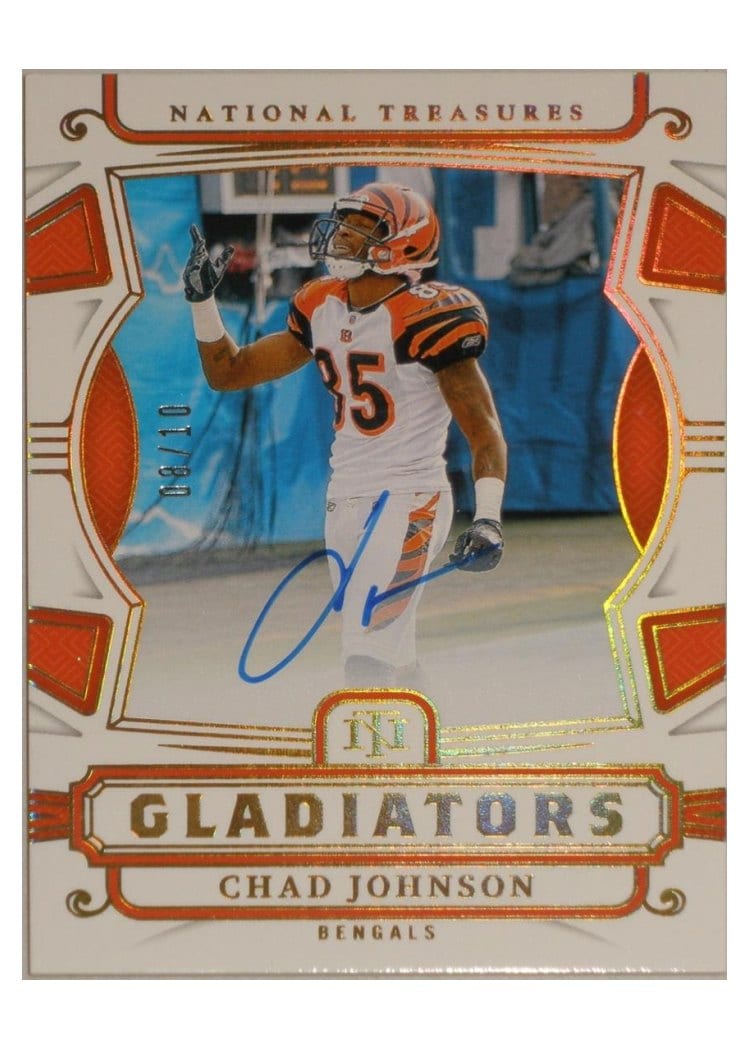 2024 Panini National Treasures Gladiators Chad Johnson #9 card