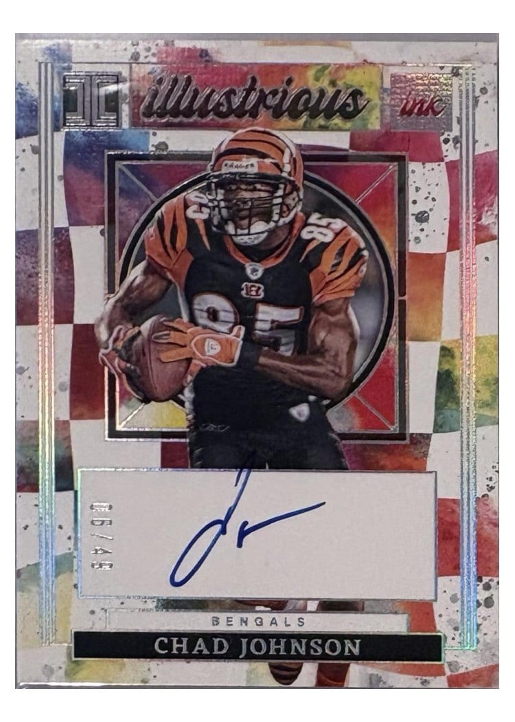 2025 Panini Impeccable Illustrious Ink Chad Johnson #12 card