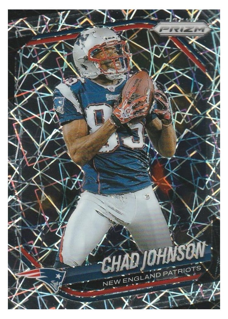 2025 Panini Prizm Base Set Chad Johnson Lazer #180 card