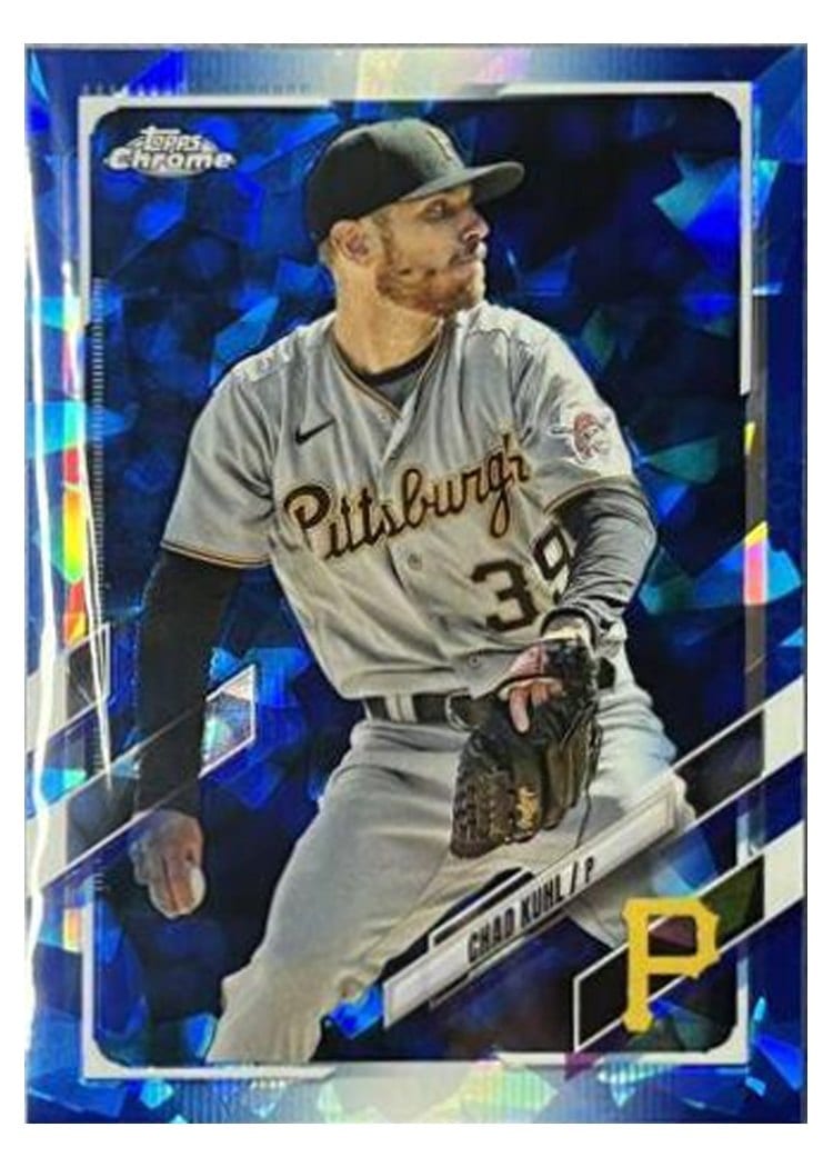 2021 Topps Chrome Update Sapphire Edition Base Set Chad Kuhl #US105 card