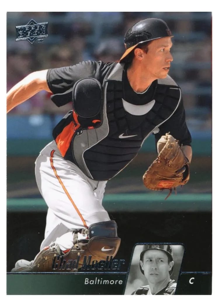 2010 Upper Deck Chad Moeller #82 card