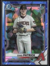 2021 Bowman Draft Sapphire Chad Patrick #BDC-51 card