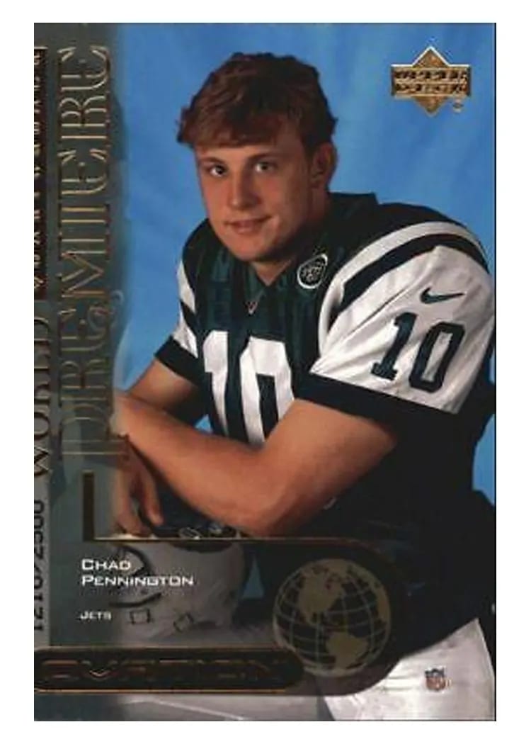 2000 Upper Deck Ovation Chad Pennington #66 card