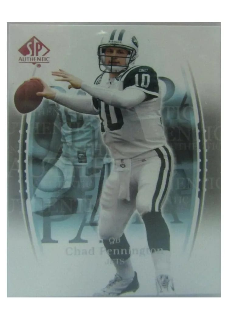 2003 SP Authentic Chad Pennington #10 card