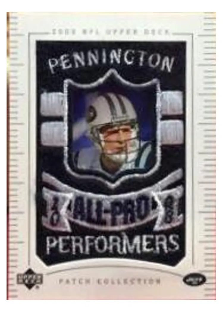 2003 Upper Deck Patch Collection Chad Pennington #150 card