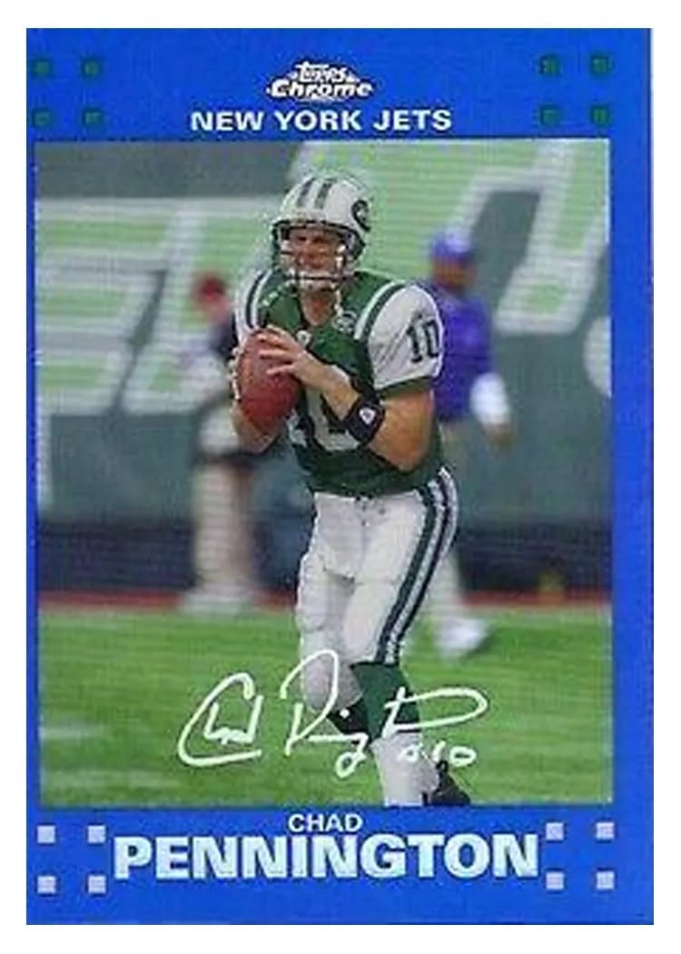 2007 Topps Chrome Chad Pennington #TC7 card