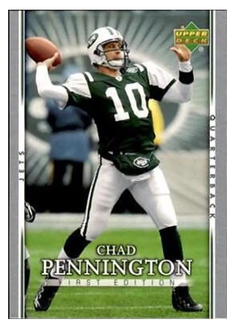 2007 Upper Deck First Edition Chad Pennington #60 card