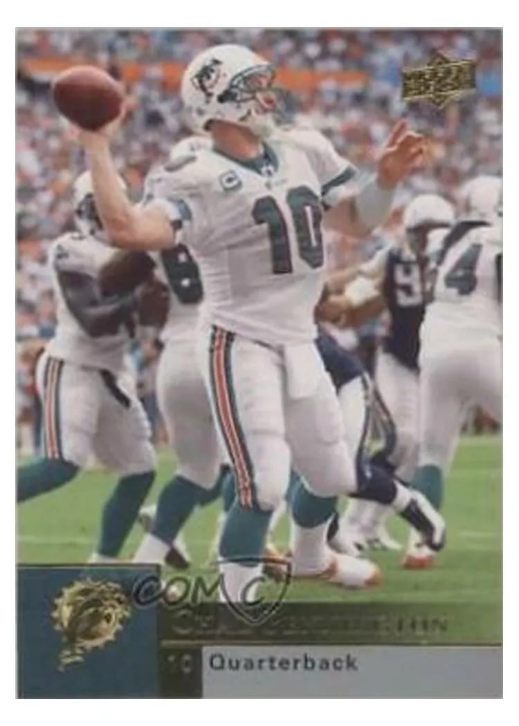 2009 Upper Deck Chad Pennington #107 card