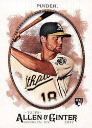 2017 Topps Allen & Ginter Base Set Chad Pinder #93 card