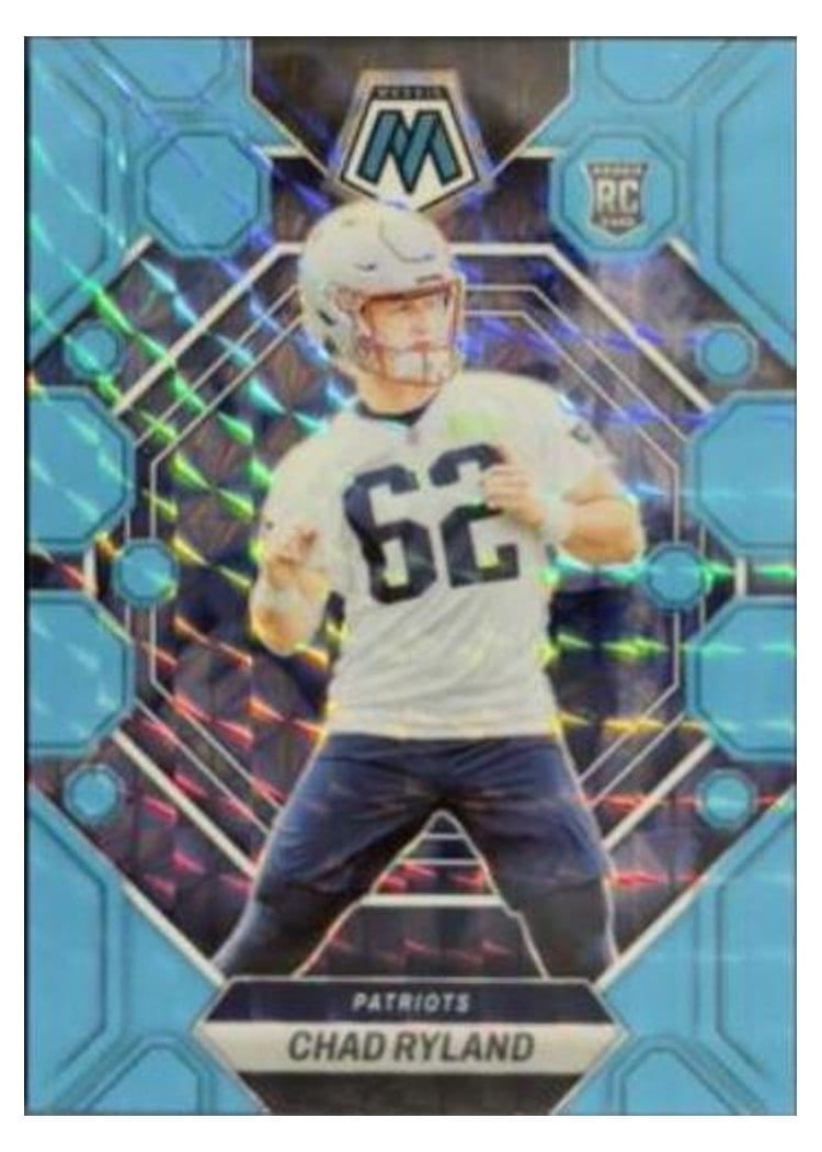2023 Panini Mosaic Base Set Chad Ryland Blue Fluorescent #297 card