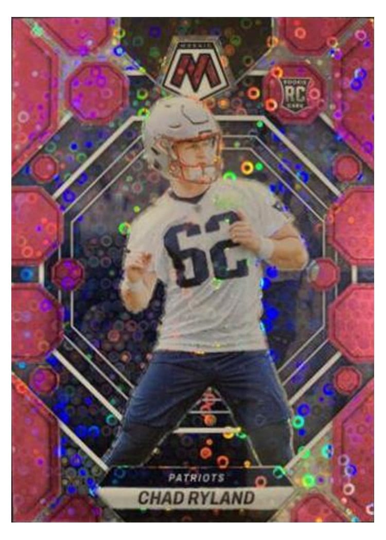 2023 Panini Mosaic Base Set Chad Ryland No Huddle Pink #297 card