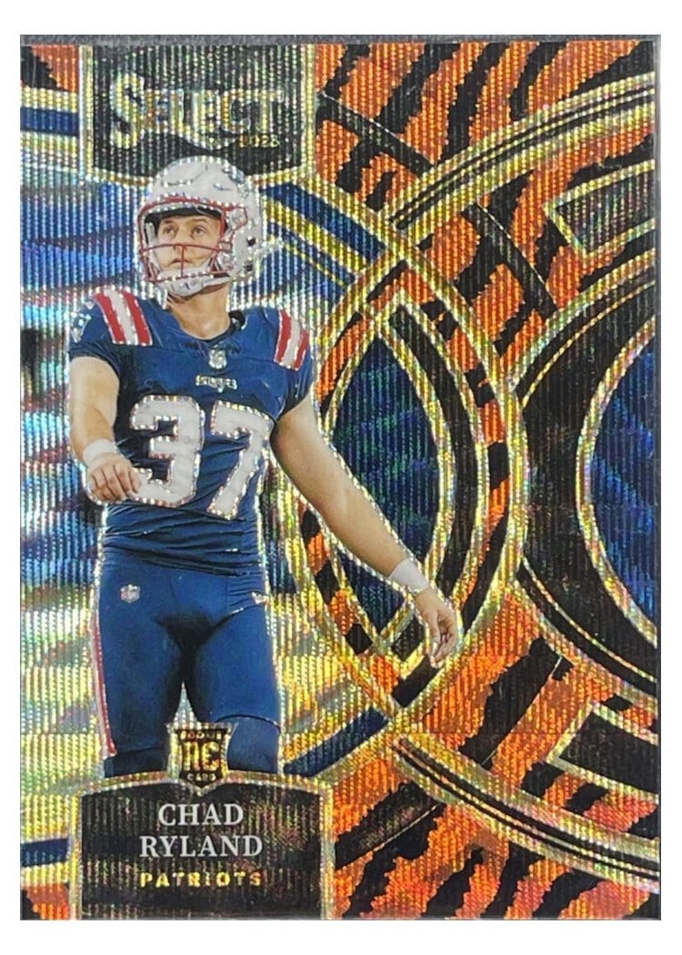 2023 Panini Select Base Set Chad Ryland Tiger Prizm #122 card