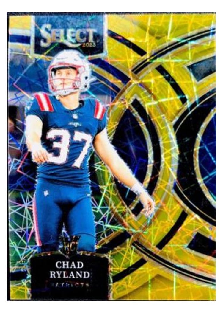 2023 Panini Select Base Set Chad Ryland Gold Prizm #122 card
