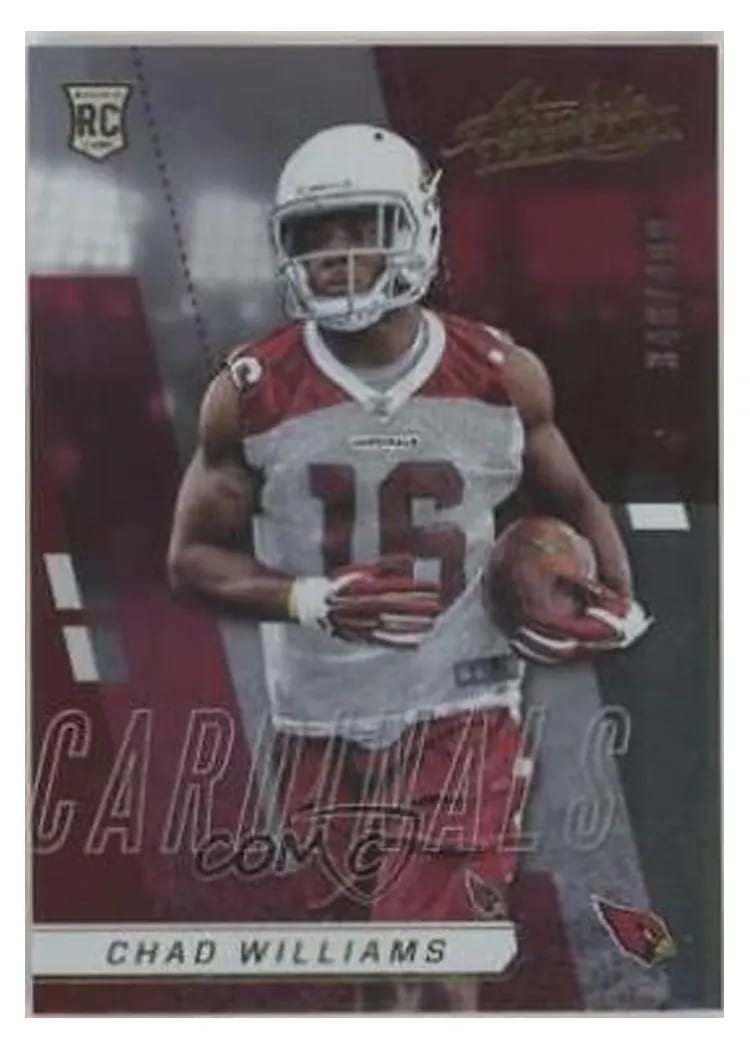 2017 Panini Absolute Chad Williams #176 card