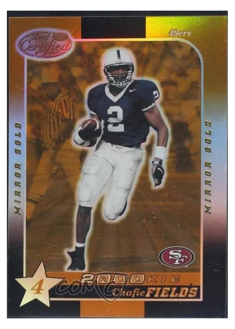 2000 Leaf Certified Chafie Fields #217 card