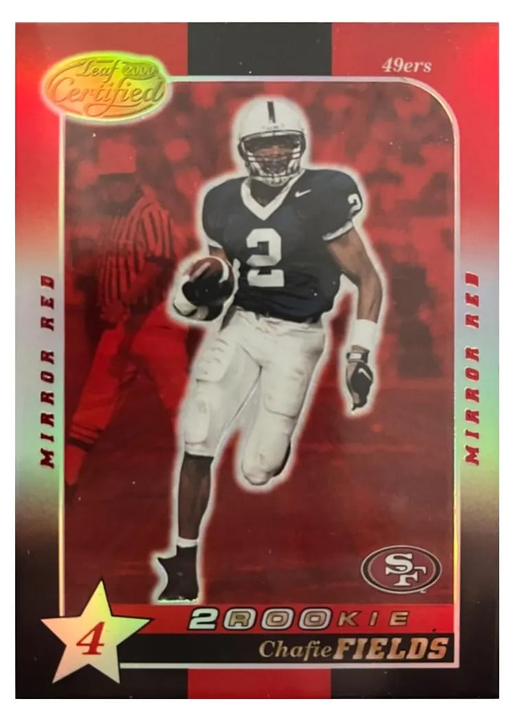 2000 Leaf Certified Chafie Fields #217 card
