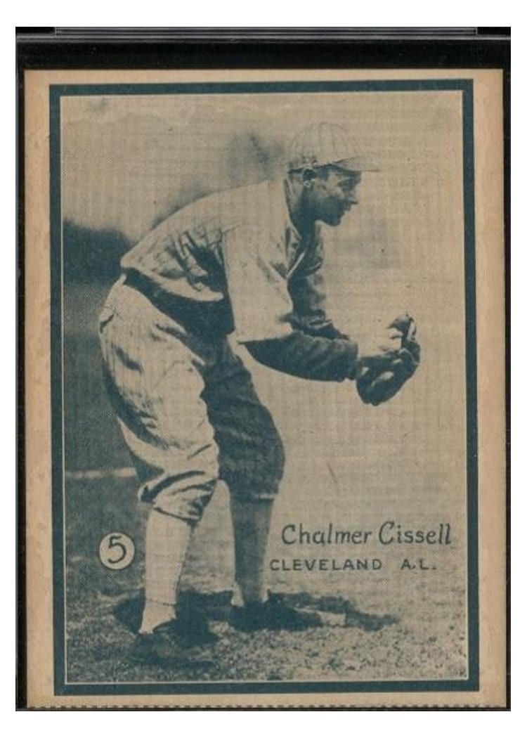 1931 W517 Chalmer Cissell Cleveland Hand Cut #5 card