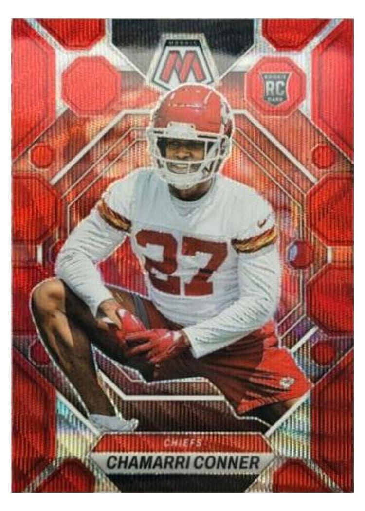 2023 Panini Mosaic Base Set Chamarri Conner Red Wave #298 card