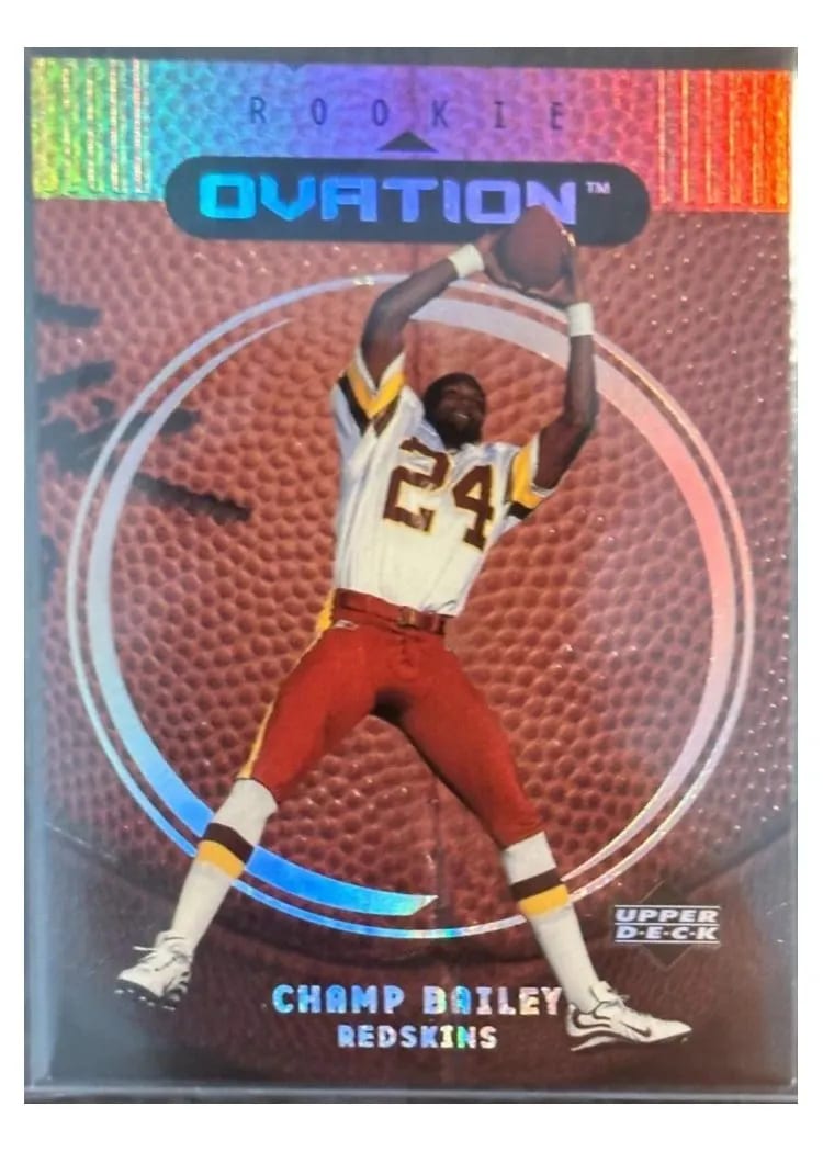 1999 Upper Deck Ovation Champ Bailey #67 card