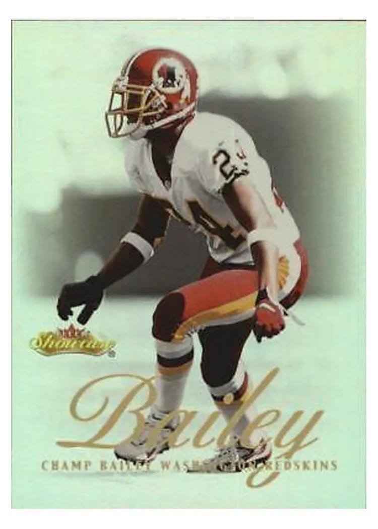 2000 Fleer Showcase Champ Bailey #45 card