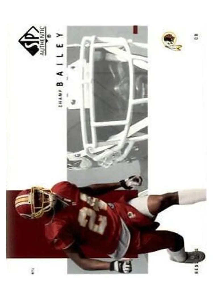 2001 SP Authentic Champ Bailey #88 card