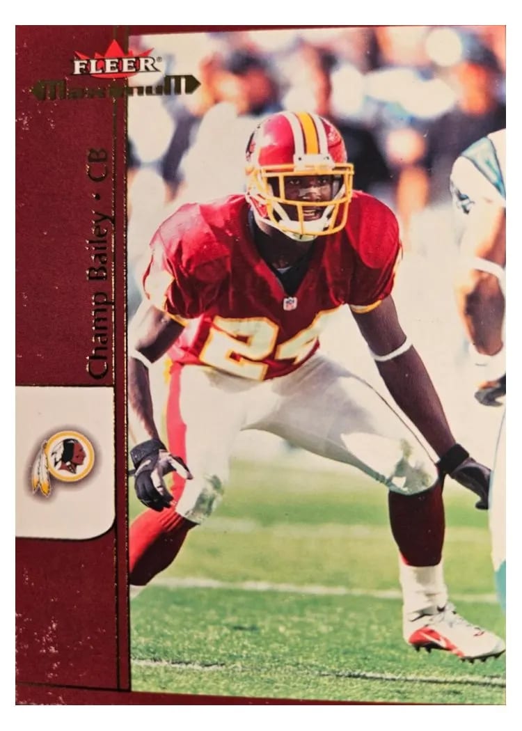2002 Fleer Maximum Champ Bailey #183 card