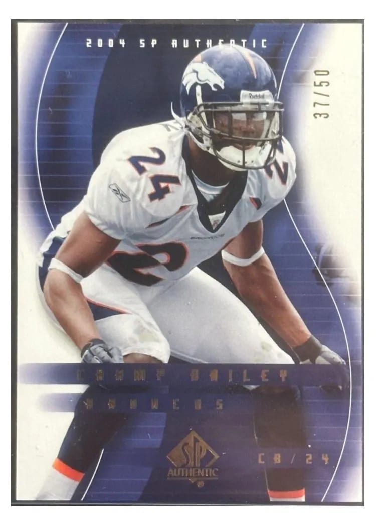 2004 SP Authentic Champ Bailey #28 card