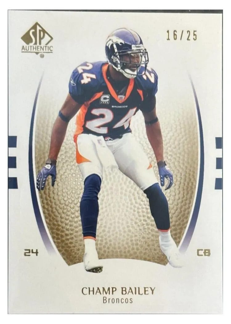 2007 SP Authentic Champ Bailey #20 card