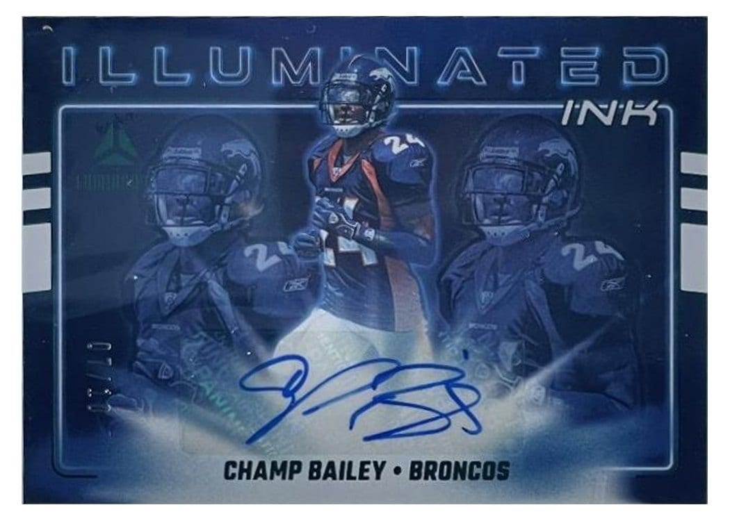 2025 Panini Luminance Illuminated Ink Champ Bailey #9 card