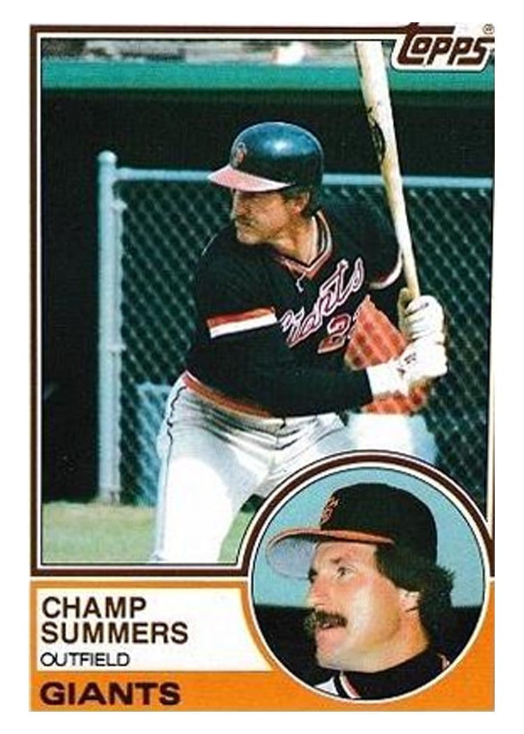 1983 Topps Champ Summers #428 card