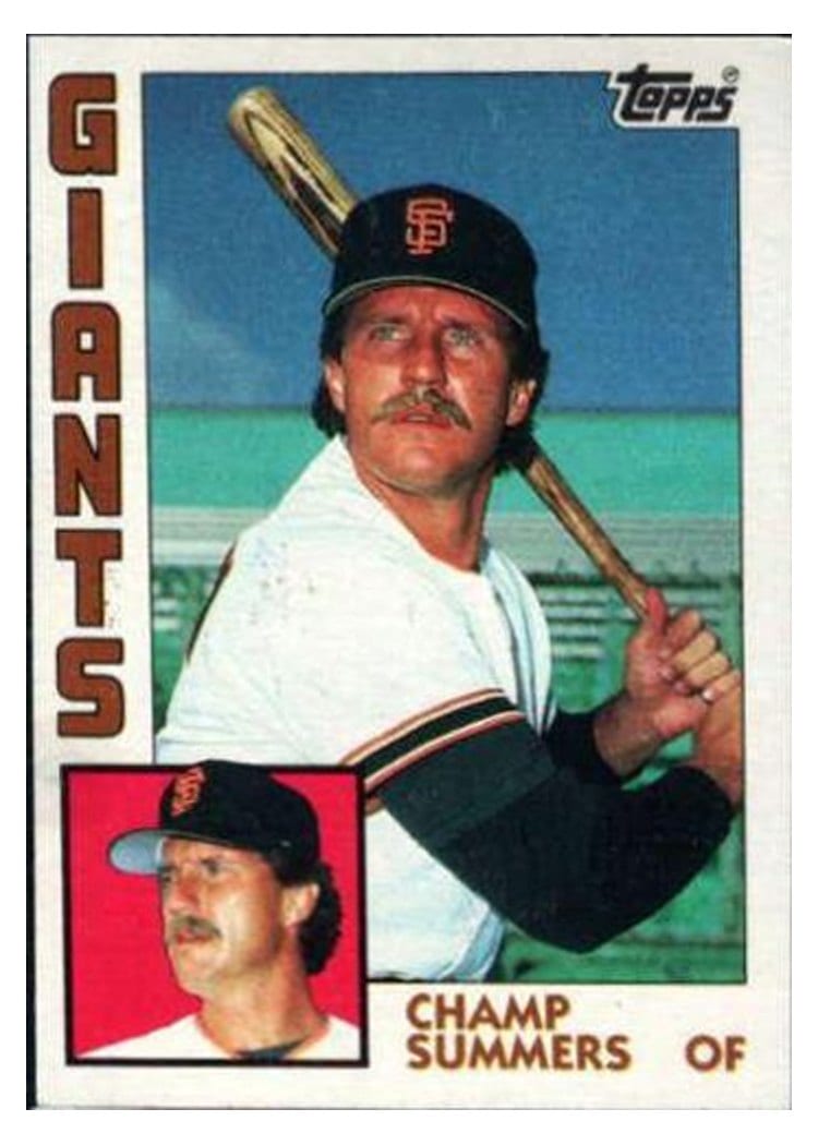 1984 Topps Champ Summers #768 card