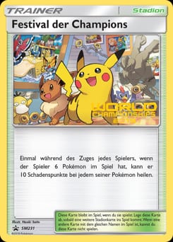 2017 SM Black Star Promos Champions Festival #SM231 card