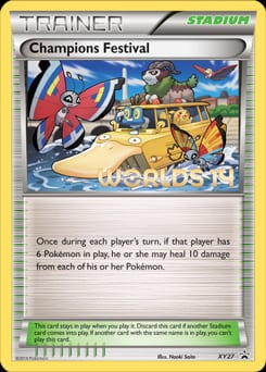 2013 XY Black Star Promos Champions Festival #XY27 card