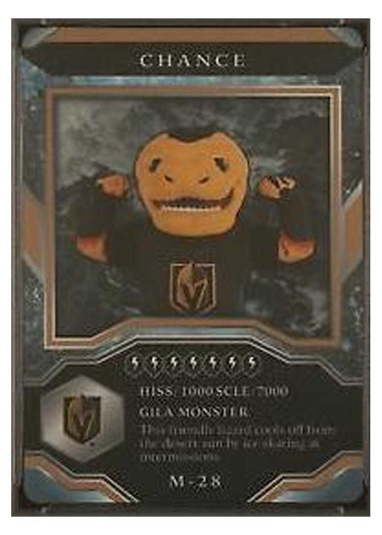 2021-22 Upper Deck MVP Mascot Gaming Cards Chance #M-28 card