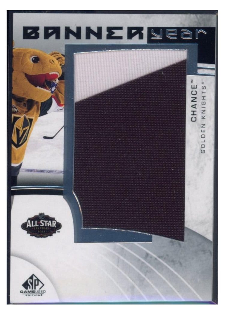 2022-23 SP Game Used 2022 NHL All-Star Game Banner Year Relics Chance #BYAS-CH card