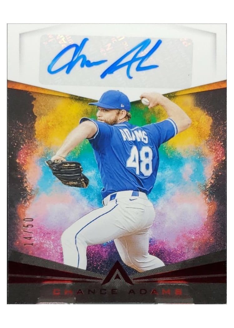 2020 Panini Chronicles Ascension Autographs Chance Adams #AA-CA card